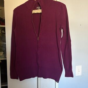 Eddie Bauer Women's Rich Purple Cardigan